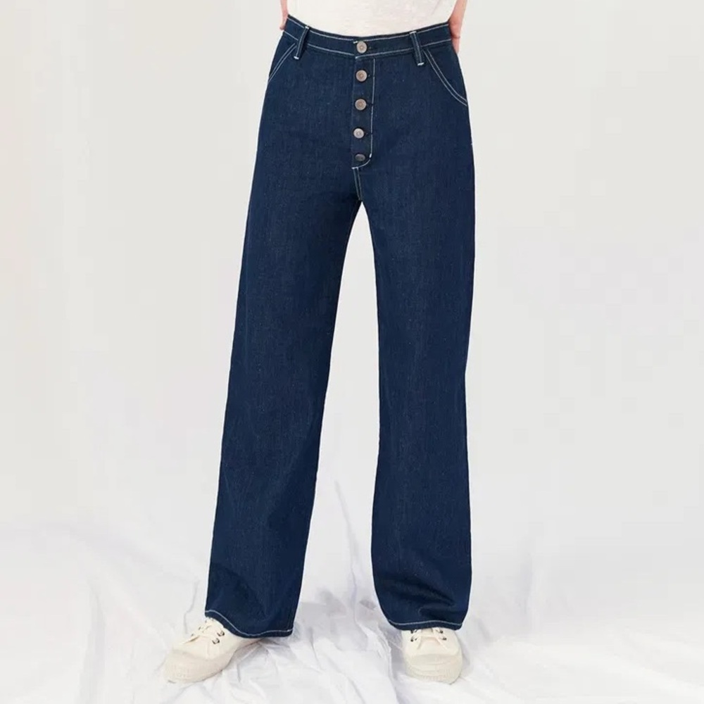M.i.h. Paradise High Rise Organic Cotton Jean in Dazzling Blue - NWOT - Size 26